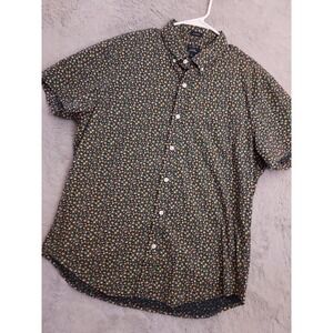 J Crew Shirt Mens Large Flex Washed Classic Fit Floral Colorful Stretch Preppy L